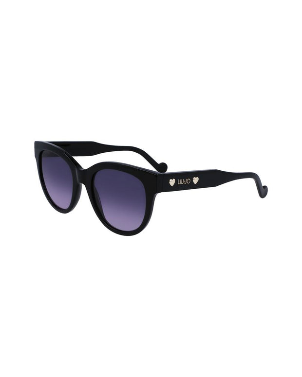 Black Acetate Women Sunglasses
