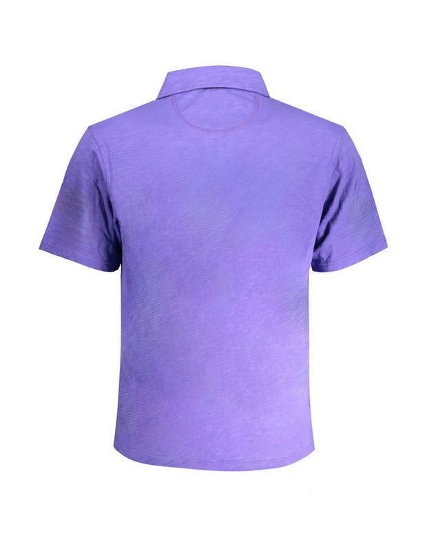 Purple Cotton Polo Shirt