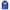 Blue Cotton Men Sweater with Hood and Pockets