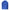 Blue Cotton Men Sweater with Hood and Pockets