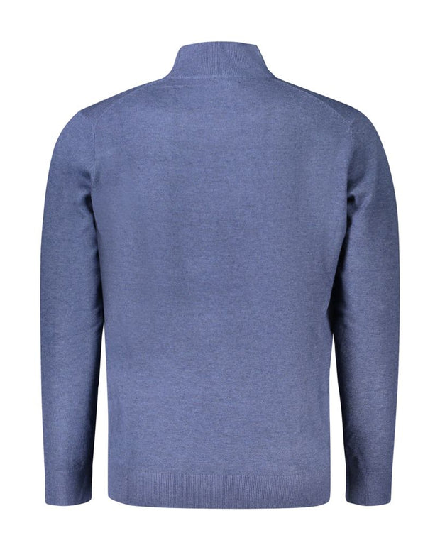 Blue Polyester Sweater