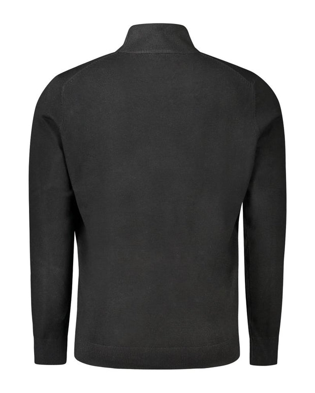 Black Polyamide Men Sweater