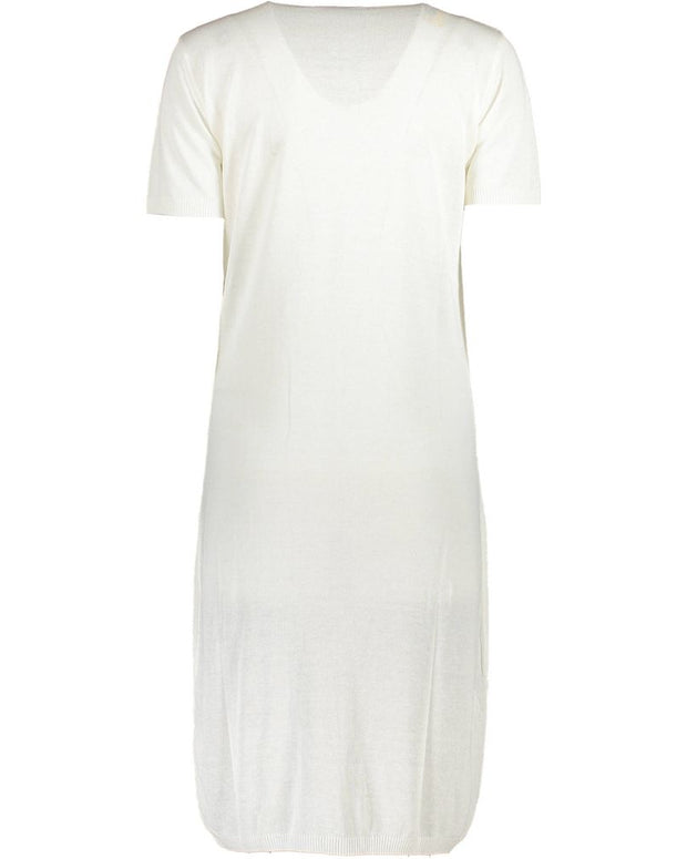 White Viscose Women Dress