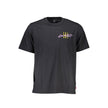 Black Cotton Men T-Shirt