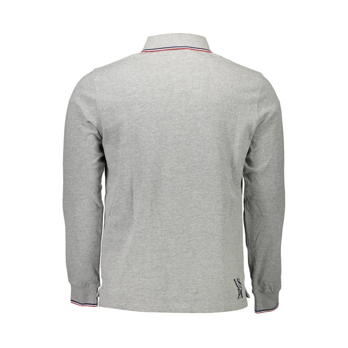 Brown Cotton Men Polo Shirt