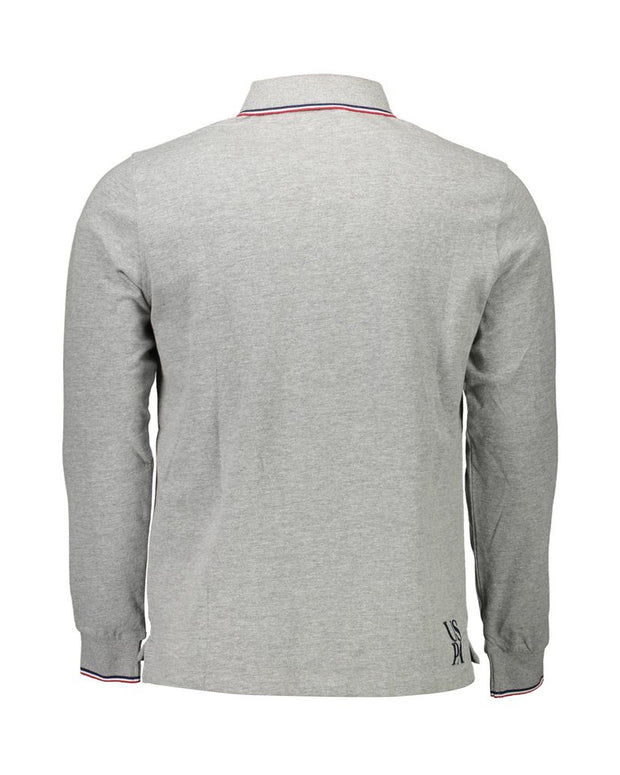 Brown Cotton Men Polo Shirt