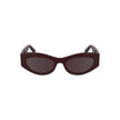 Red Acetate Women Sunglasses