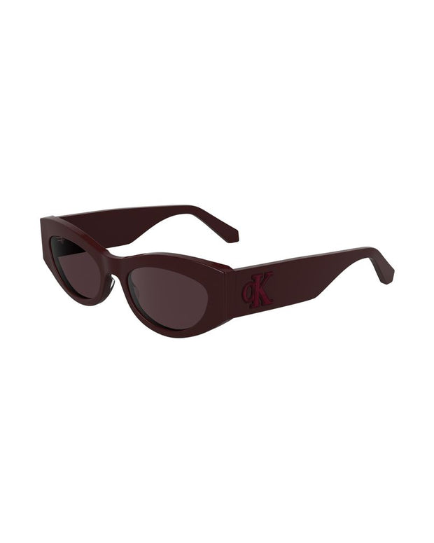 Red Acetate Women Sunglasses