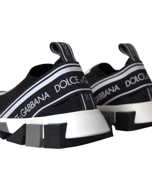 Black White Slip On Sorrento Sneakers Shoes