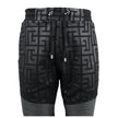 Black Cotton Jeans & Pant