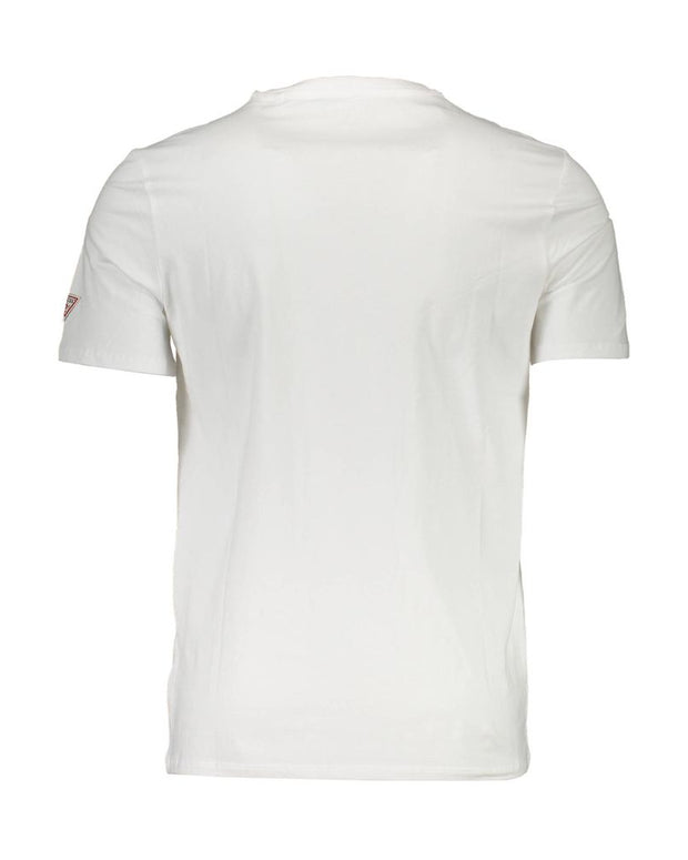 White Cotton Men T-Shirt