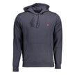 Blue Cotton Men Sweater