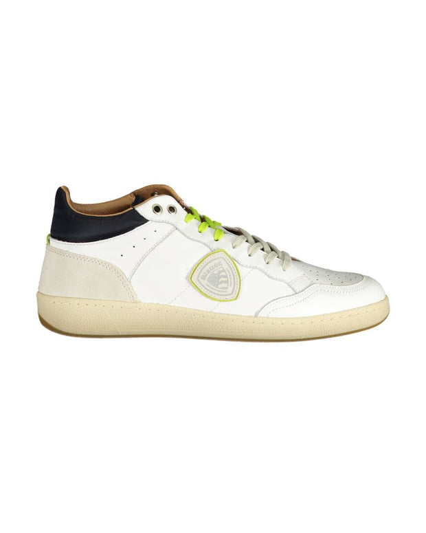 White Leather Men Sneaker