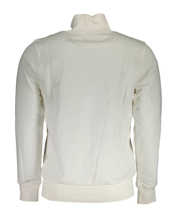 White Cotton Men Sweater