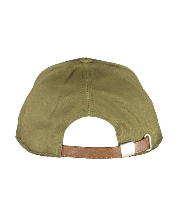 Green Cotton Men Cap