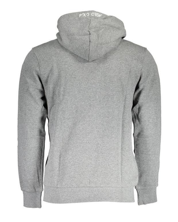 Gray Cotton Men Sweater