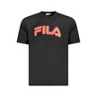 Black Cotton Men T-Shirt