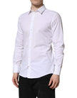 White GOLD Long Sleeve Dress Formal Shirt