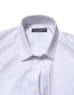 White Stripes Cotton Long Sleeve Formal Shirt