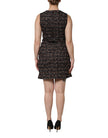 Multicolor Sleeveless Mini Tweed A-line Dress