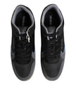 Black Gray Lace Up Low Top Casual Sneakers Shoes