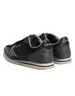 Black Gray Lace Up Low Top Casual Sneakers Shoes