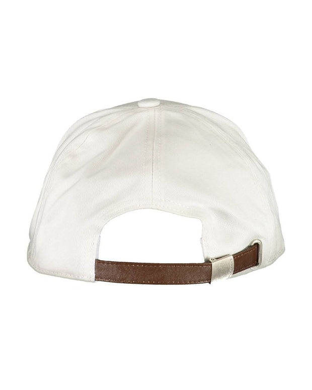 White Cotton Men Cap