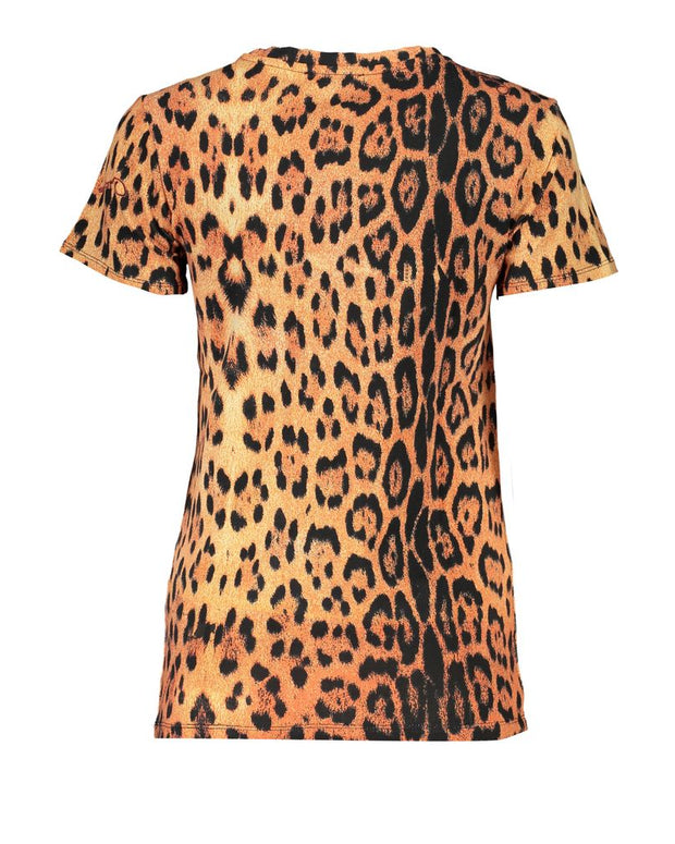 Orange Cotton Tops & T-Shirt