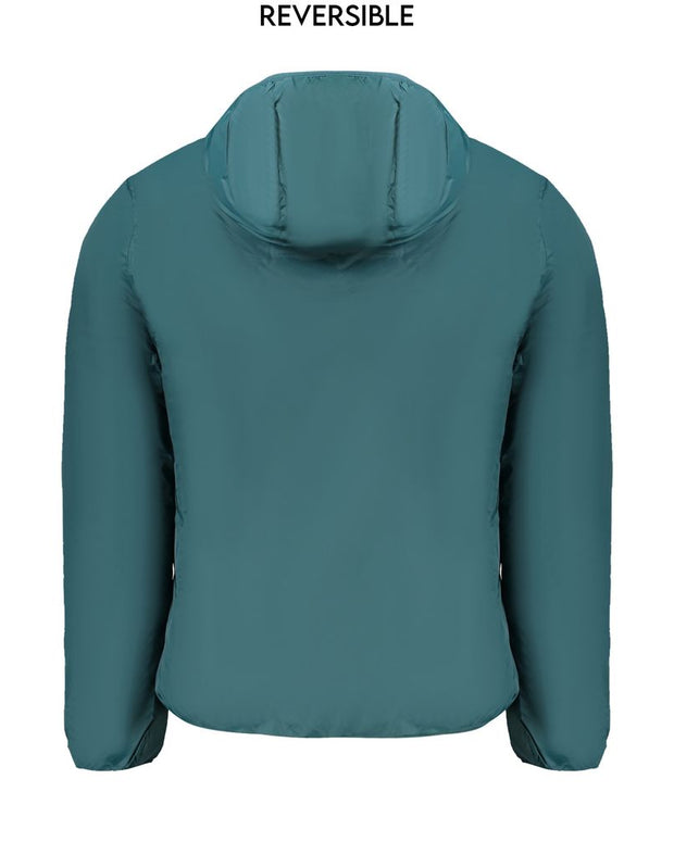 Green Polyamide Men Jacket
