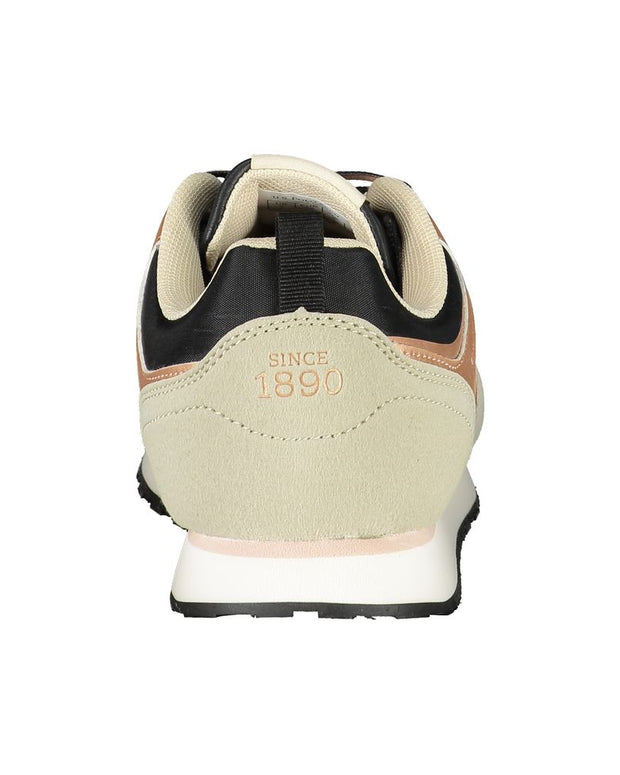 Black Polyester Sneaker