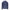 Elegant Blue Hooded Sweatshirt with Zip Detail
