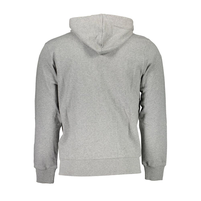 Brown Cotton Men Sweater Hoodie