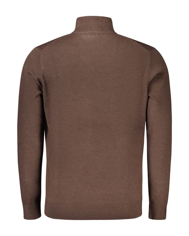 Brown Polyamide Men Sweater