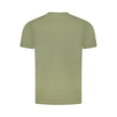 Green Cotton Men T-Shirt