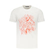 White Cotton Men T-Shirt