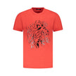 Red Cotton Men T-Shirt