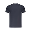 Blue Cotton Men T-Shirt