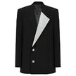 Black Viscose Blazer