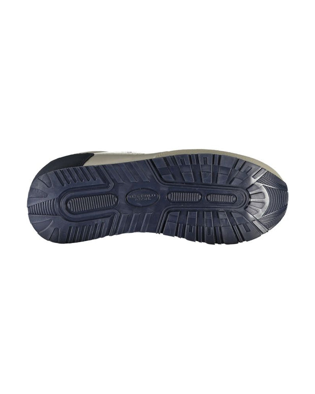 Silver Polyester Women Sneaker