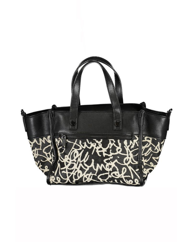 Black Polyester Handbag
