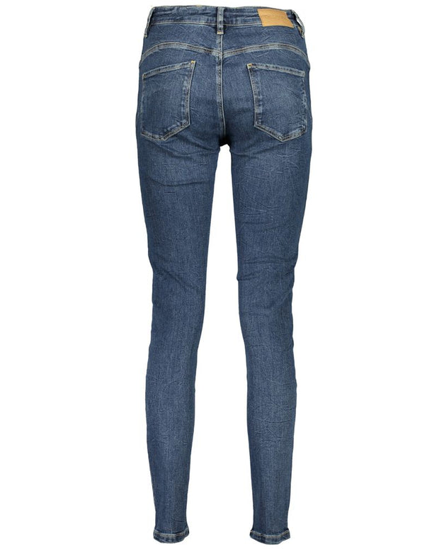 Blue Cotton Jeans & Pant
