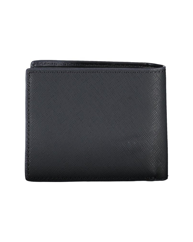 Blue Leather Men Wallet