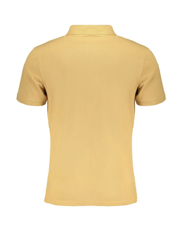 Beige Cotton Polo Shirt