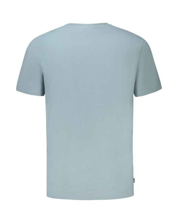 Light Blue Organic Cotton Men T-Shirt