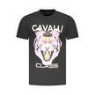 Black Cotton Men T-Shirt