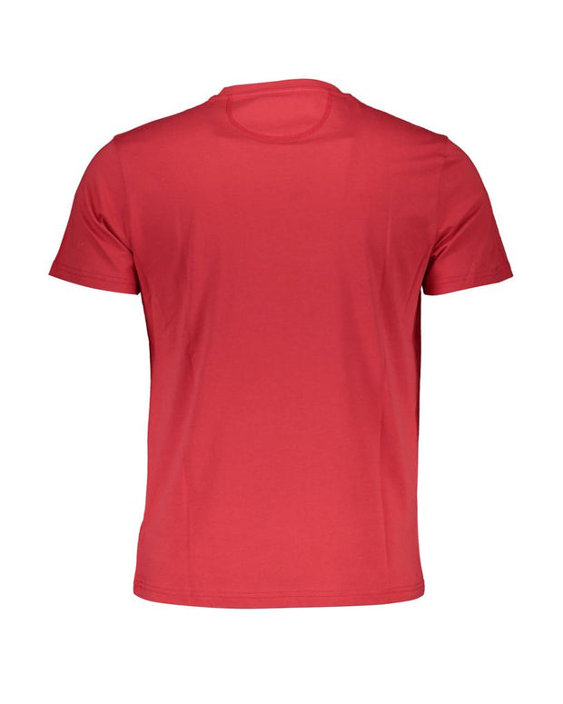 Red Cotton Men T-Shirt