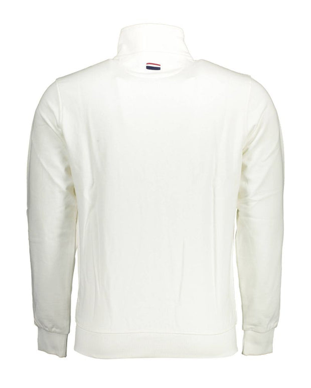 White Cotton Men Sweater