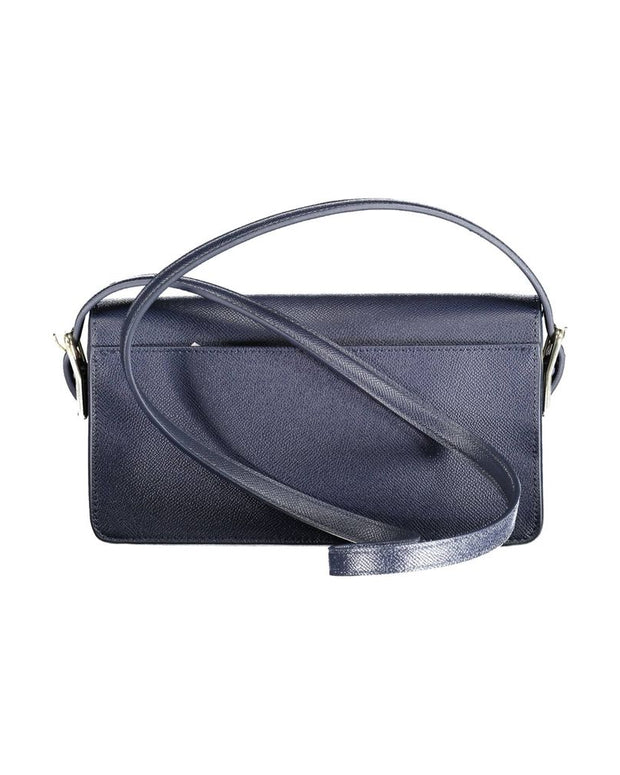Blue Polyethylene Women Handbag