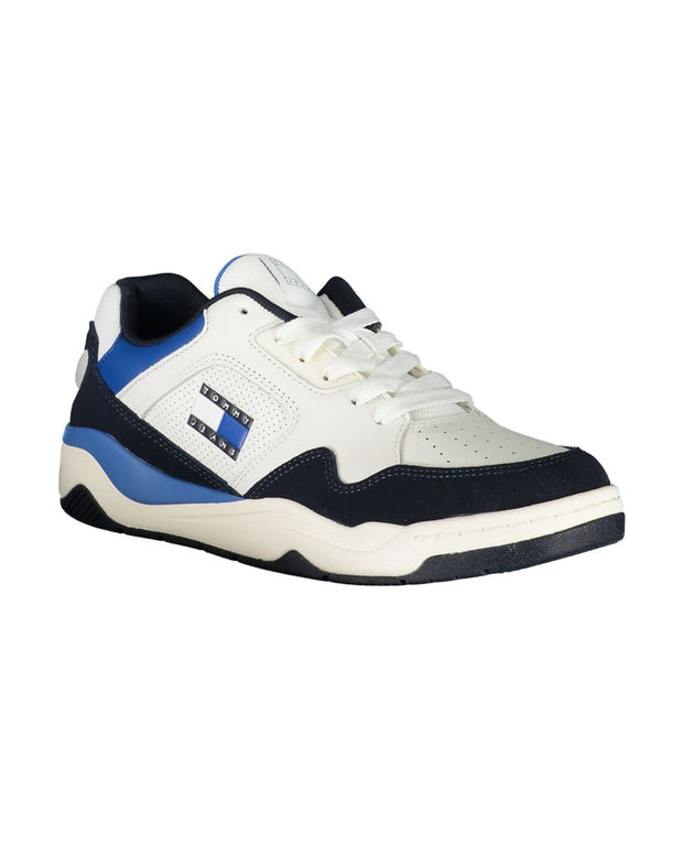 Blue Polyester Sneaker