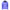 Blue Polyamide Men Jacket